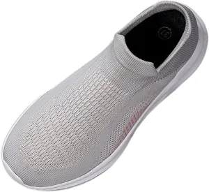 Women Slip Ons Sneakers Shoes Mesh Knit White Slip On Sneakers for Women Wide Womens Indoor Basketball Shoes Size 7 Womens High Top Sneakers Zapatos CóModos Y Elegantes para Mujer De Vestir 10