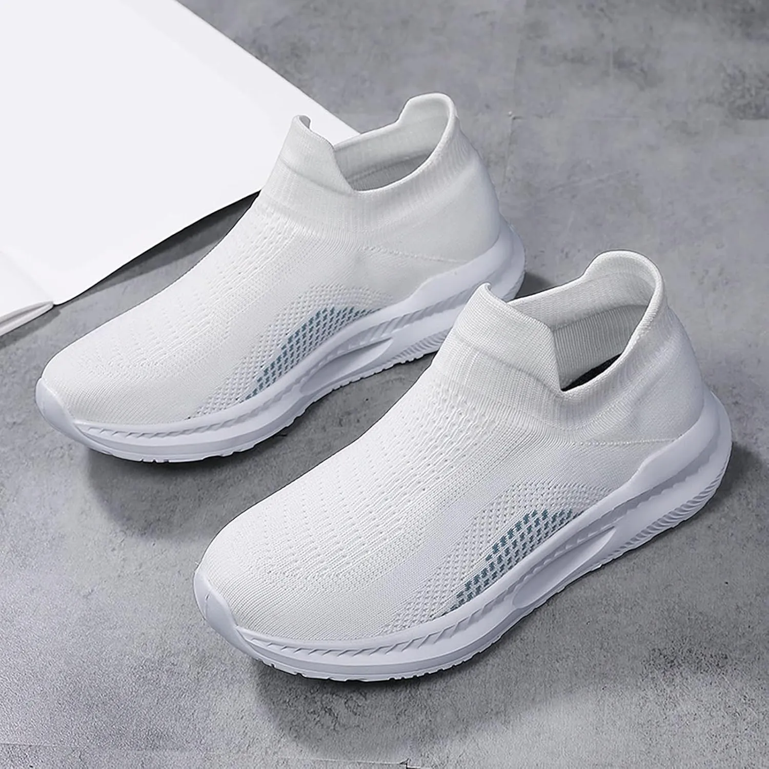Women Sneakers Black Size 9 Womens Pull On Sneakers Women Slip On Shoes High Top Sneakers for Women Ankle Support Tenis para Caminar De Mujer Comodos