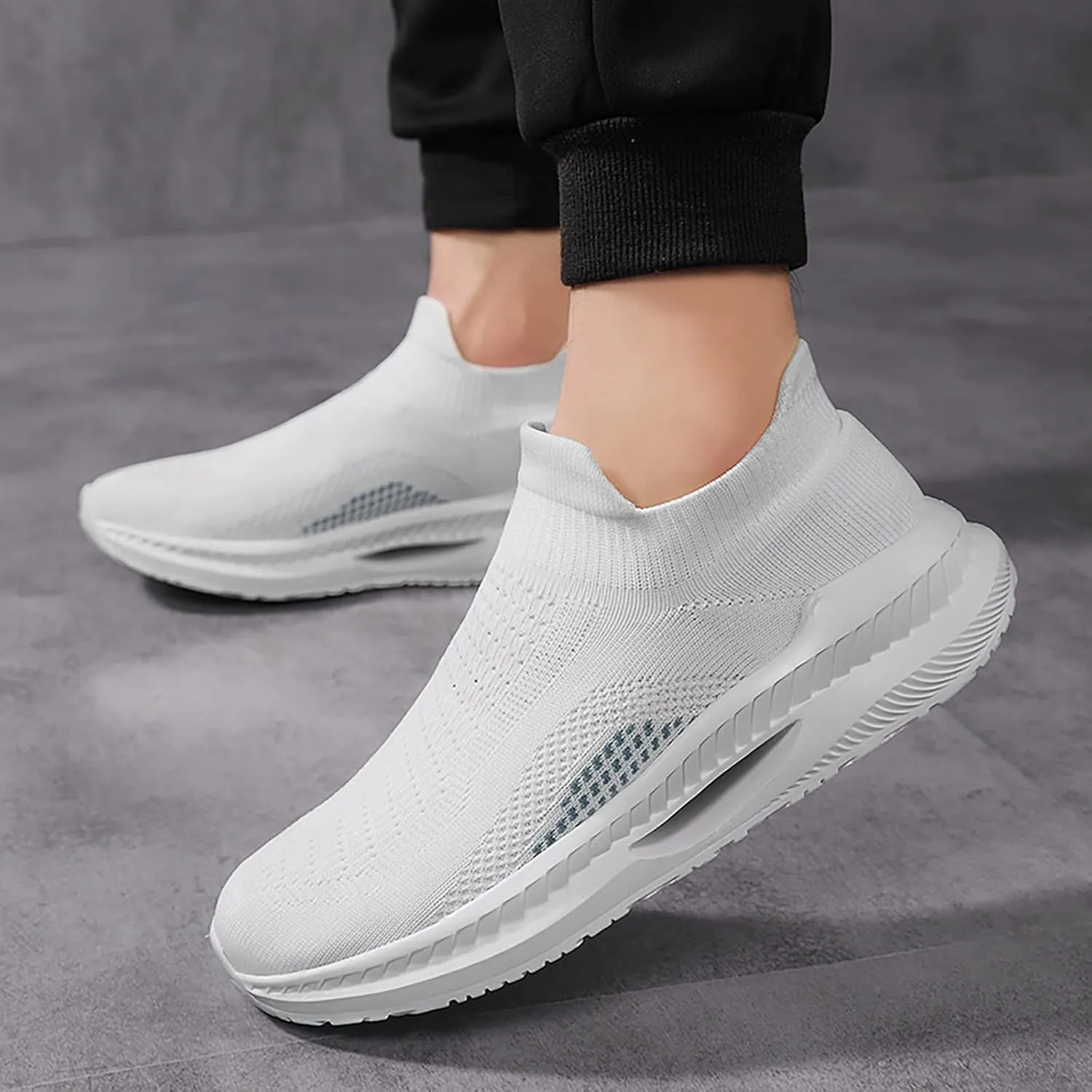 Women Sneakers Black Size 9 Womens Pull On Sneakers Women Slip On Shoes High Top Sneakers for Women Ankle Support Tenis para Caminar De Mujer Comodos