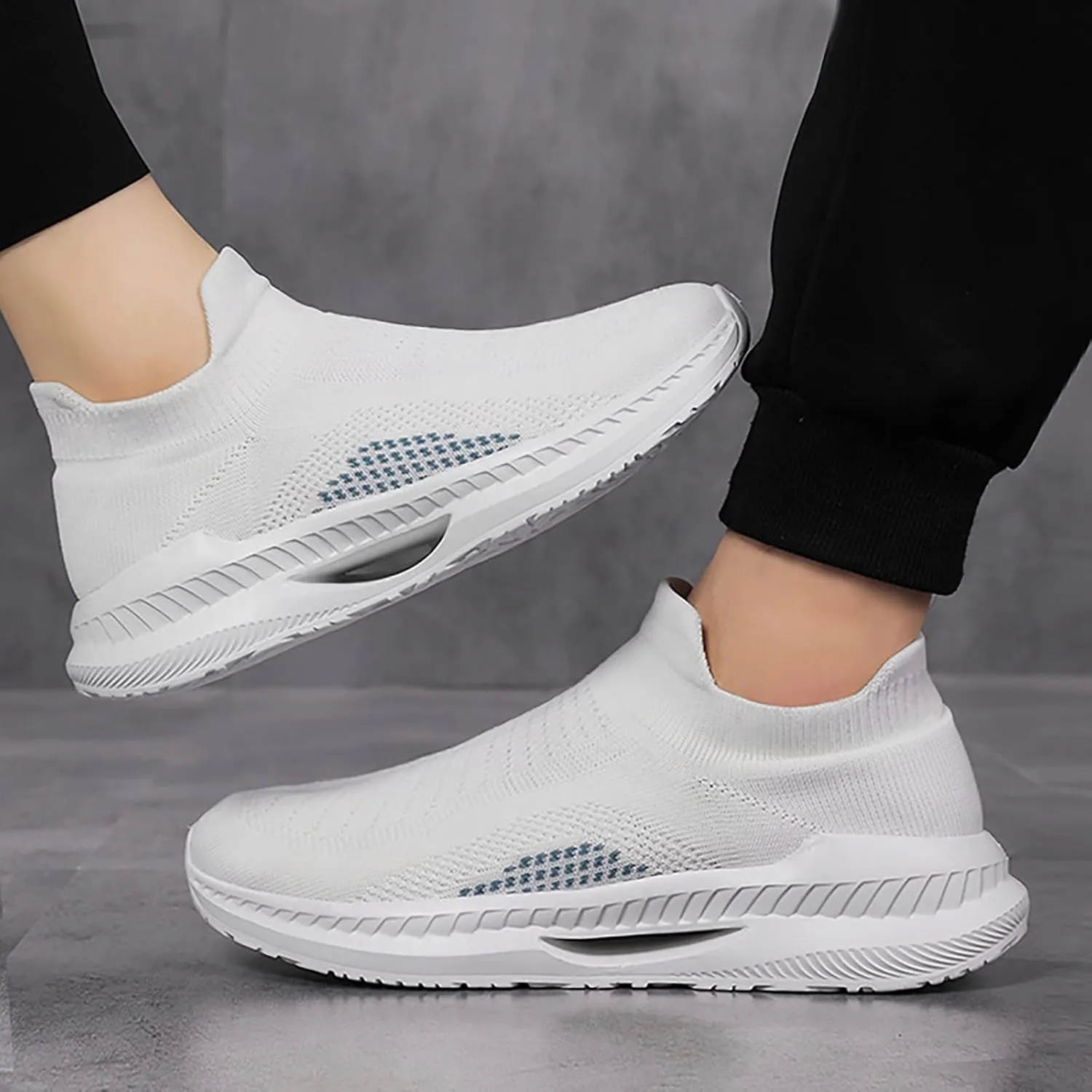Women Sneakers Black Size 9 Womens Pull On Sneakers Women Slip On Shoes High Top Sneakers for Women Ankle Support Tenis para Caminar De Mujer Comodos