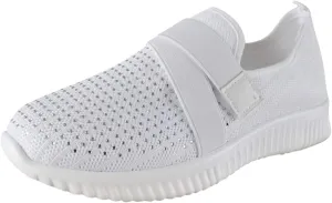 Women Tennis Shoes Soft Women’s Tennis Shoes Slip on Sneakers Women Breathable Mesh Walking Womens Sneakers