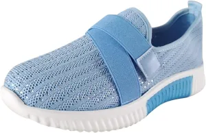 Women Tennis Shoes Soft Women’s Tennis Shoes Slip on Sneakers Women Breathable Mesh Walking Womens Sneakers