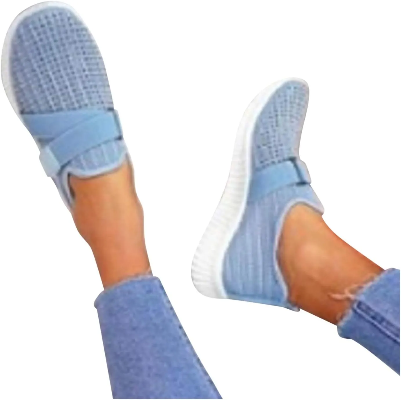 Women Tennis Shoes Soft Women’s Tennis Shoes Slip on Sneakers Women Breathable Mesh Walking Womens Sneakers