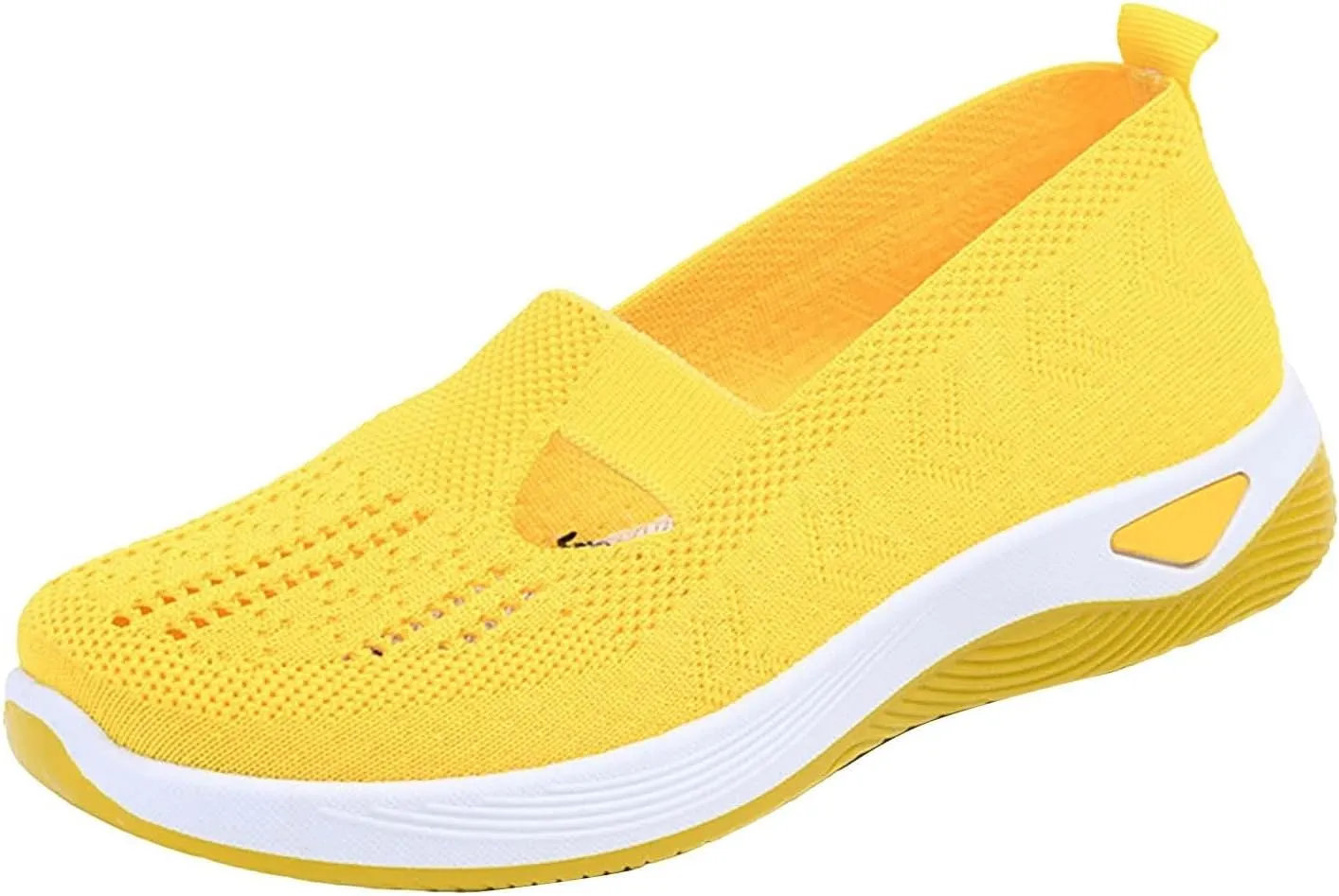 Women Walking Shoes Sock Sneakers Slip-On Breath Non Slip Work Shoes Women Wide Ladies Casual Shoes Black Sneakers Red Tennis Shoe Loafers Dress Shoe