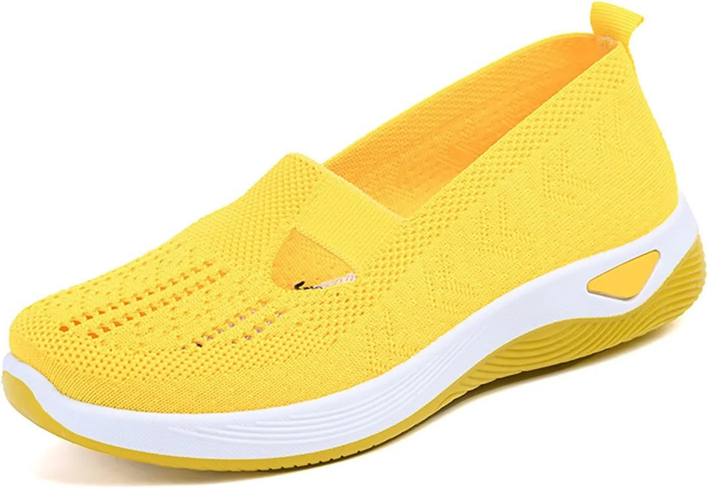 Women Walking Shoes Sock Sneakers Slip-On Breath Non Slip Work Shoes Women Wide Ladies Casual Shoes Black Sneakers Red Tennis Shoe Loafers Dress Shoe