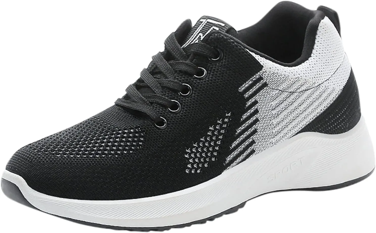 Womens Black Fashion Sneakers 2023 Slip On Walking Shoes for Women with Arch Support Black Sneakers for Women Slip On Casual Walking Sneakers for Women Trendy Slip On Walking Shoes Women Comfortable