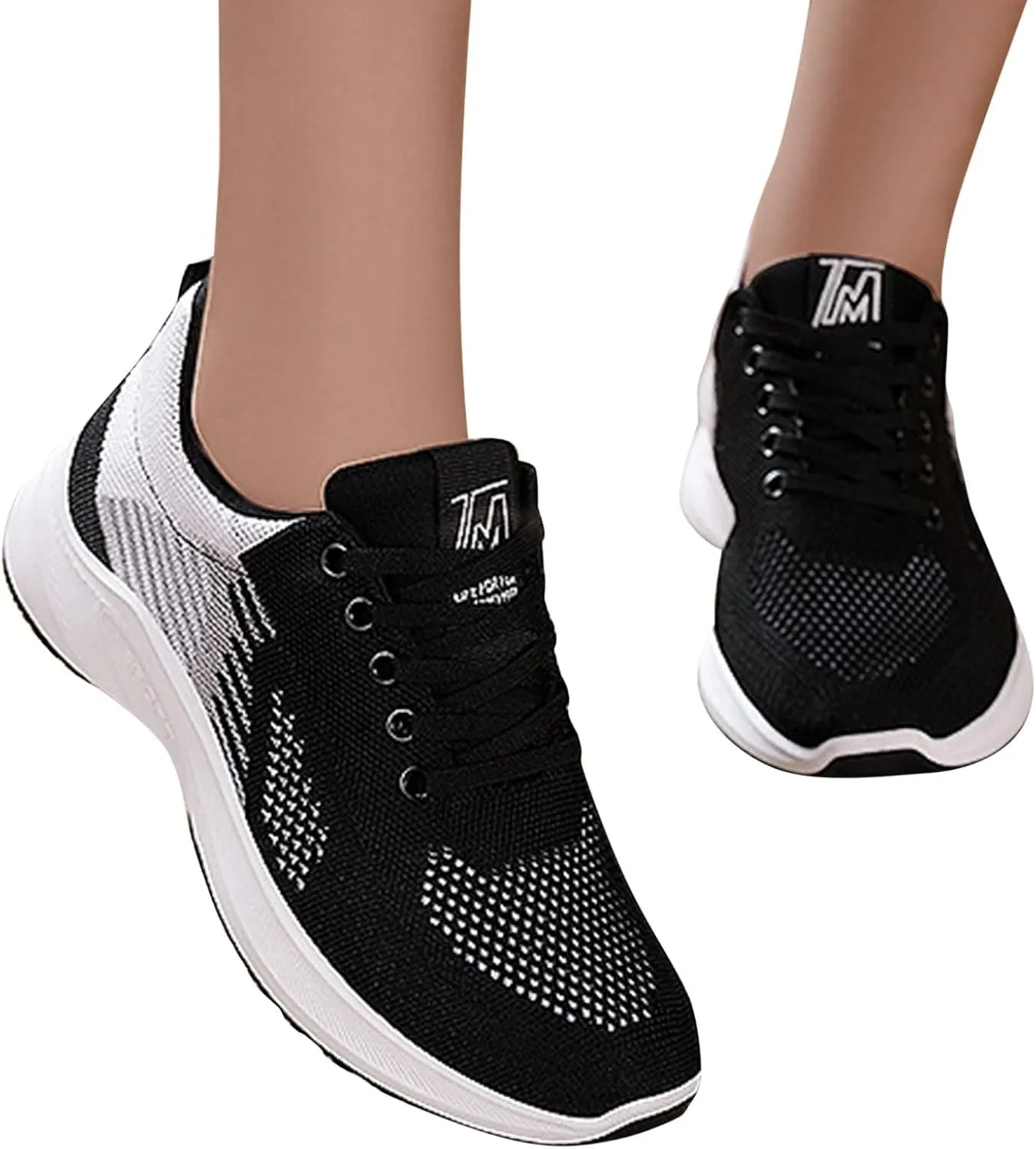 Womens Black Fashion Sneakers 2023 Slip On Walking Shoes for Women with Arch Support Black Sneakers for Women Slip On Casual Walking Sneakers for Women Trendy Slip On Walking Shoes Women Comfortable