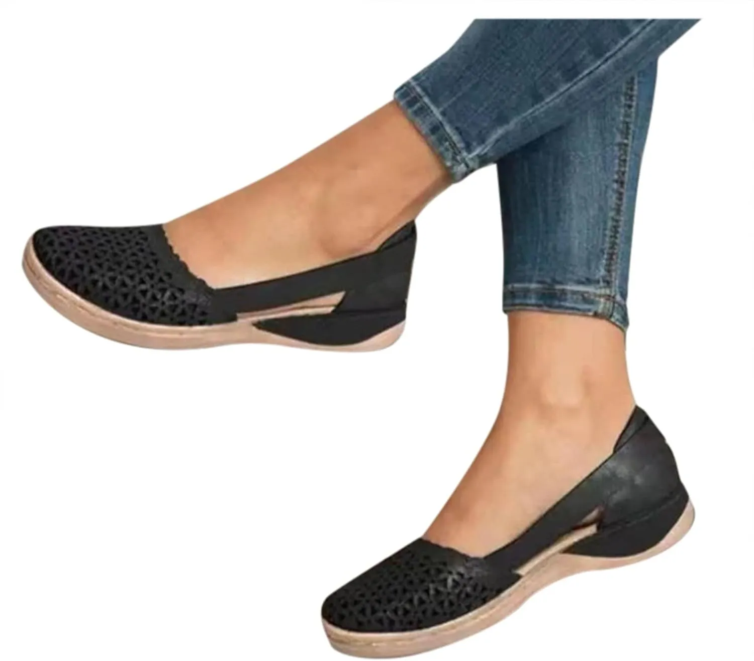 Women's Comfort Walking Boat Shoe Womens Breathable Flats Shoes Women's Loafers Fashion Comfortable Flats