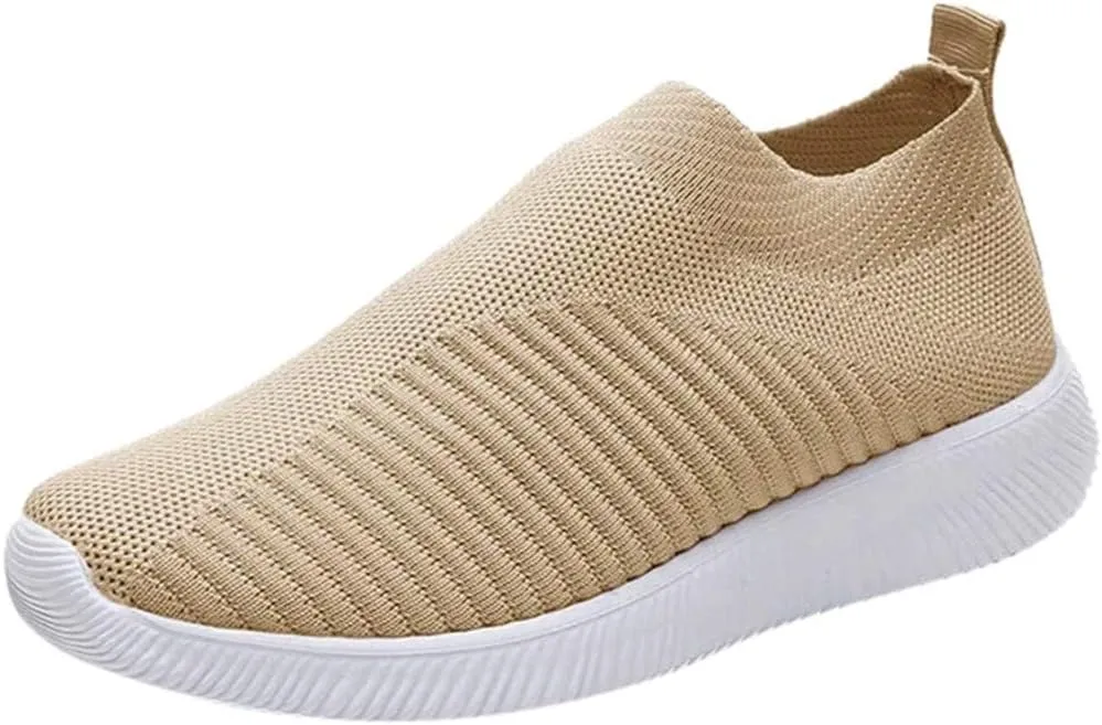 Women's Fashion Sport Breathable Mesh Platform Sneakers Pull On Sneakers Womens Womens Shoes Casual Fall Slip On Wide Width Women Sneakers Size 9.5 Wide Zapatos OrtopéDicos para Mujer De Vestir
