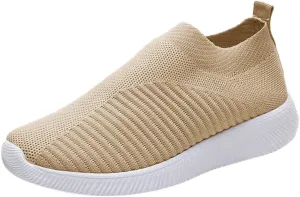 Women's Fashion Sport Breathable Mesh Platform Sneakers Pull On Sneakers Womens Womens Shoes Casual Fall Slip On Wide Width Women Sneakers Size 9.5 Wide Zapatos OrtopéDicos para Mujer De Vestir