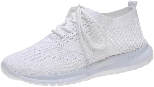 Women's Fashion Sport Breathable Mesh Platform Sneakers Slip On Tennis Shoes Women Size 11 Workout Shoes for Women Gym Arch Support Women's Sneakers Size 8 Slip On Fall Shoes for Women 2023 Slip Ons