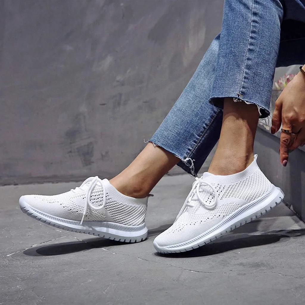 Women's Fashion Sport Breathable Mesh Platform Sneakers Slip On Tennis Shoes Women Size 11 Workout Shoes for Women Gym Arch Support Women's Sneakers Size 8 Slip On Fall Shoes for Women 2023 Slip Ons