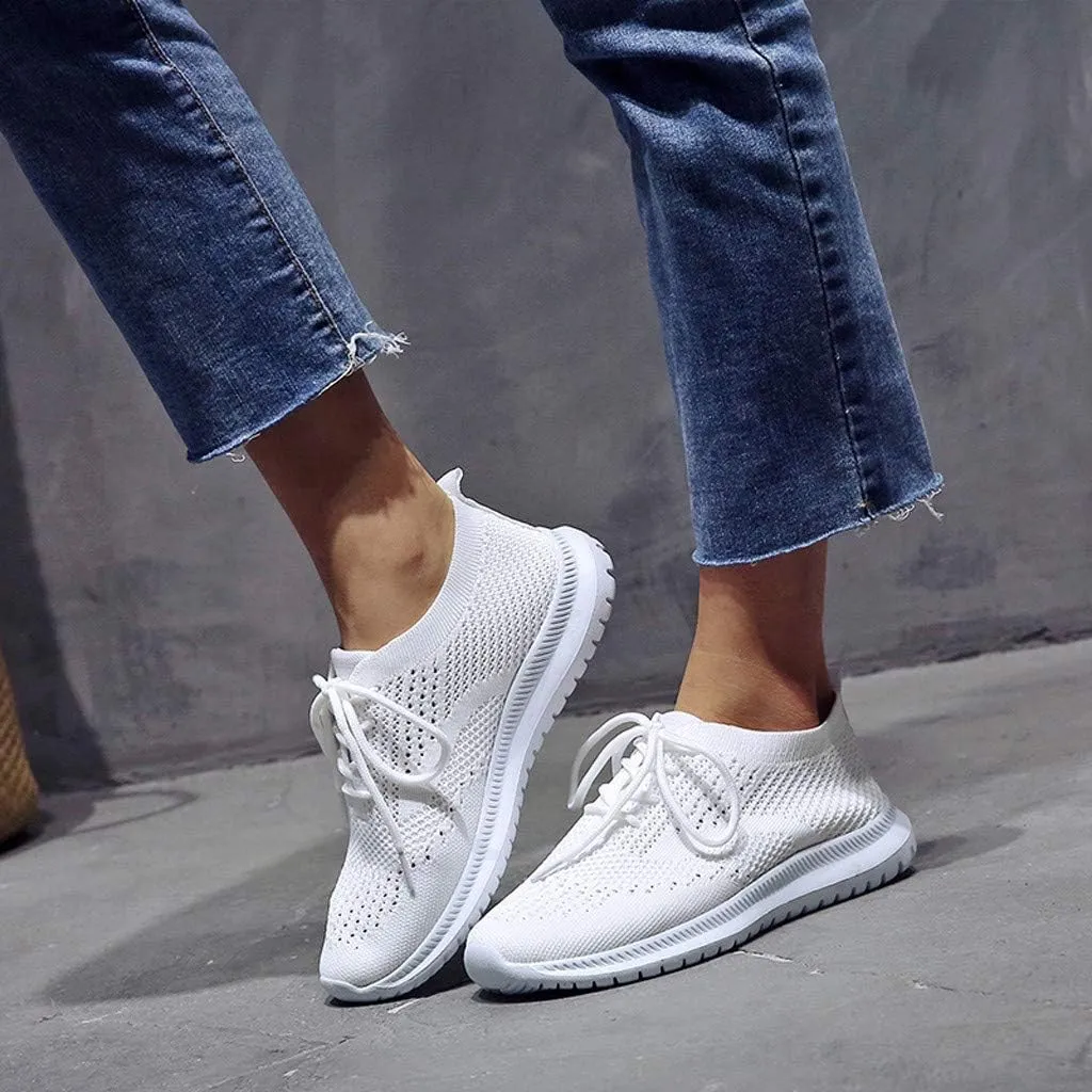 Women's Fashion Sport Breathable Mesh Platform Sneakers Slip On Tennis Shoes Women Size 11 Workout Shoes for Women Gym Arch Support Women's Sneakers Size 8 Slip On Fall Shoes for Women 2023 Slip Ons
