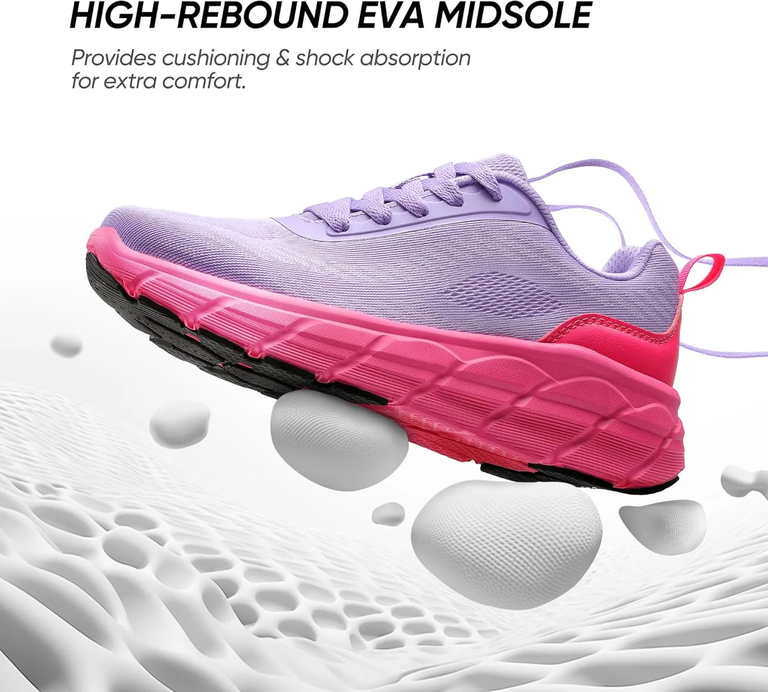 Women's Road Running Shoes Lightweight Breathable Athletic Sneakers Gym Cross Trainer Walking Shoes