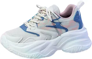 Womens Running Shoes Zapatos para Mujeres Womens Size 8.5 Wide Sneakers Slip Ons Casual Sneakers for Women Outdoor Trainers Tenis para Caminar De Mujer Con Plataforma Comodos