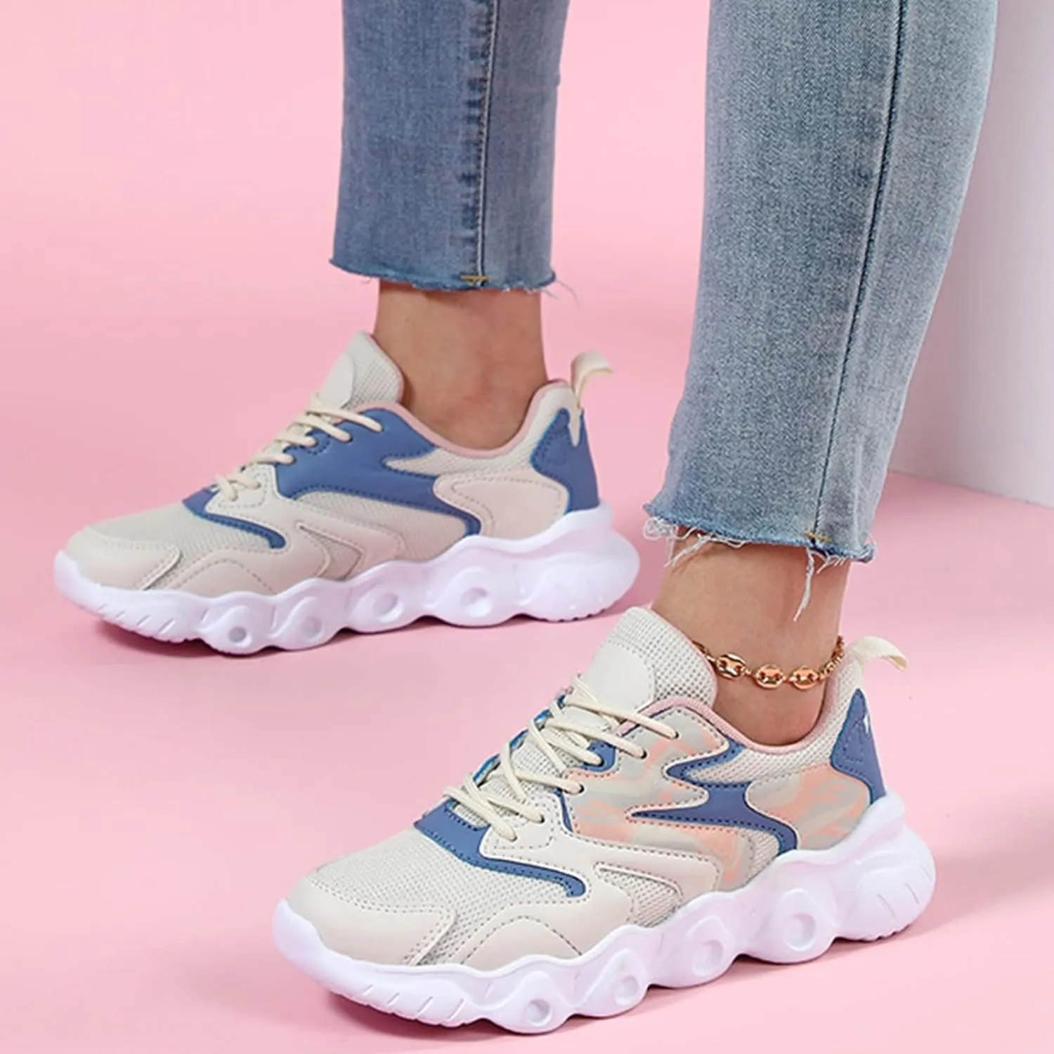 Womens Shoes Casual Sneakers Comfy Shoes Women Dressy Cute Trendy Black Shoes for Women 2023 Wedge Sneakers for Women White Zapatos para Mujer Comodos De Fiesta