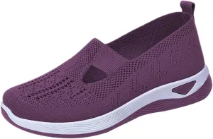 Women's Slip on Sneakers Shoes Woven Orthopedic Tennis Shoes Men Food Service Casual Shoes for Fall High Top Sneakers Tennis Shoe Loafers Casual Slip On