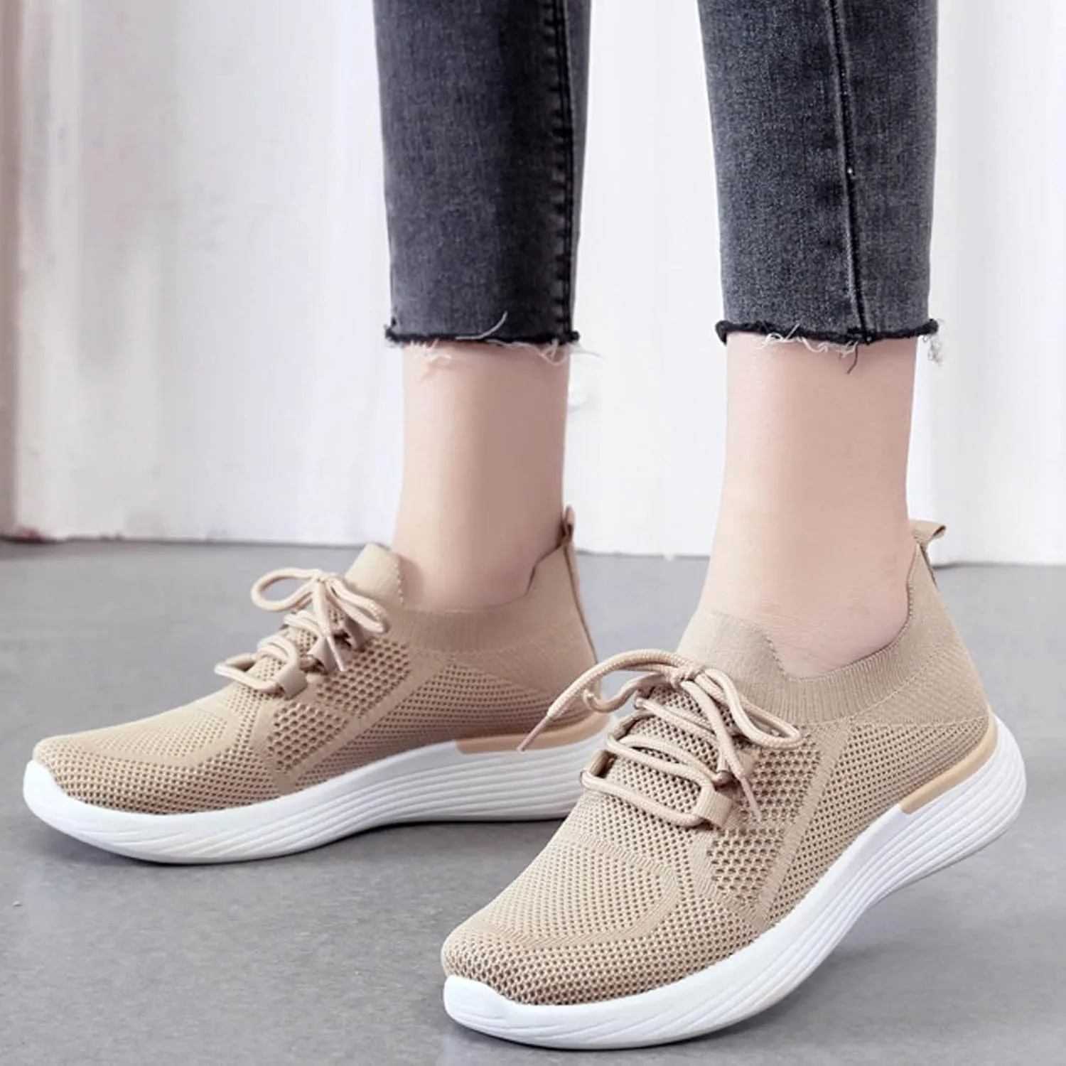 Womens Sneakers Black Sole Black Slip On Tennis Shoes Ladies Canvas Shoes for Women Wide Black Women's Sneakers in White in Wide Width Tenis Antideslizante para Mujer De Cocina para Frio