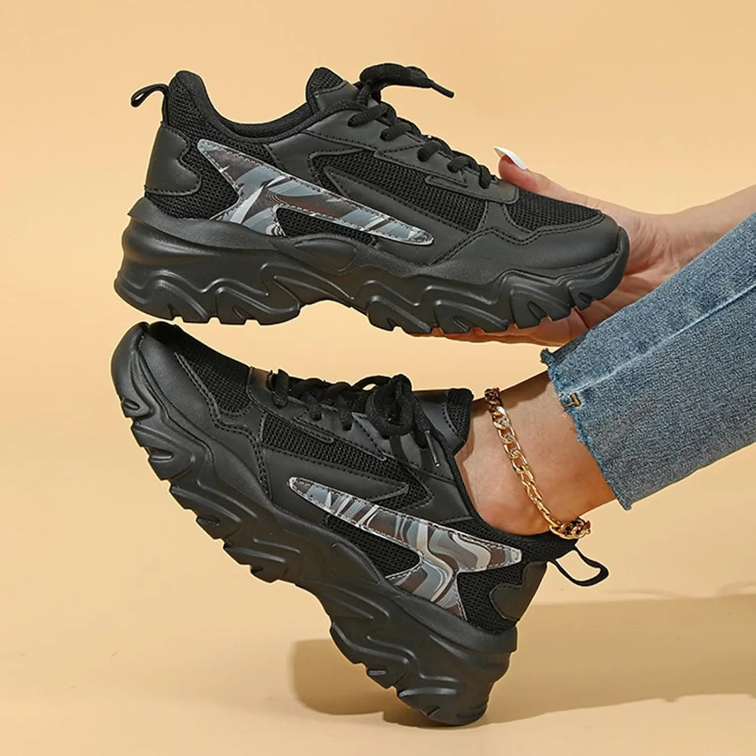 Women's Sneakers Wide Width Walking Shoes Women Comfort Wide Width Womens Slip On Sneakers Sneakers for Women Slip Ons Zapatos Antideslizantes para Mujer De Cocina