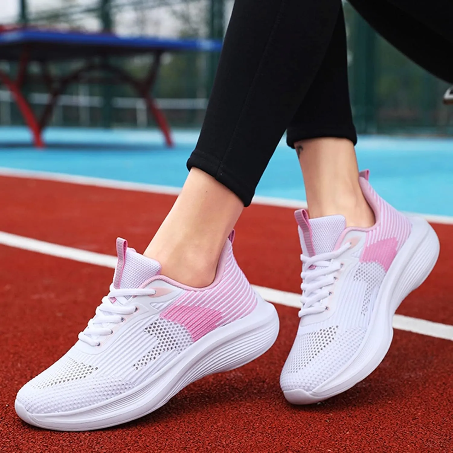 Womens Trail Running Shoes Wide Width Zapatos para Embarazadas Comodos Womens Athletic Shoes Wide Width Weight Lifting Shoes Women Gym Zapatos Ortopedicos De Mujer