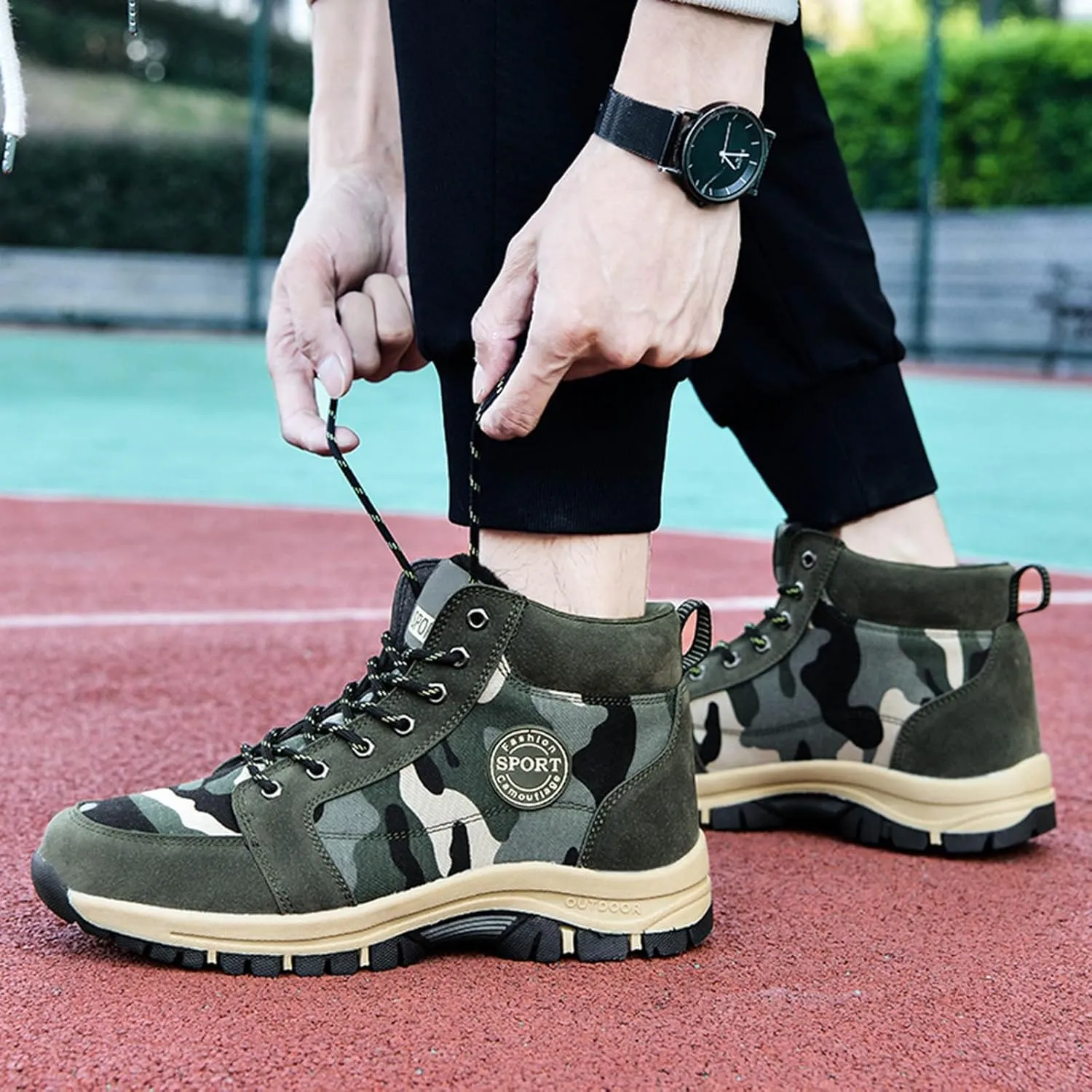 Womens Walking Shoes Slip on Comfy Hiking Shoes Non Slip Running Shoes Wide Width Breathable Canvas Sports Workout Tennis Shoes Fashion Lace Up Sneakers
