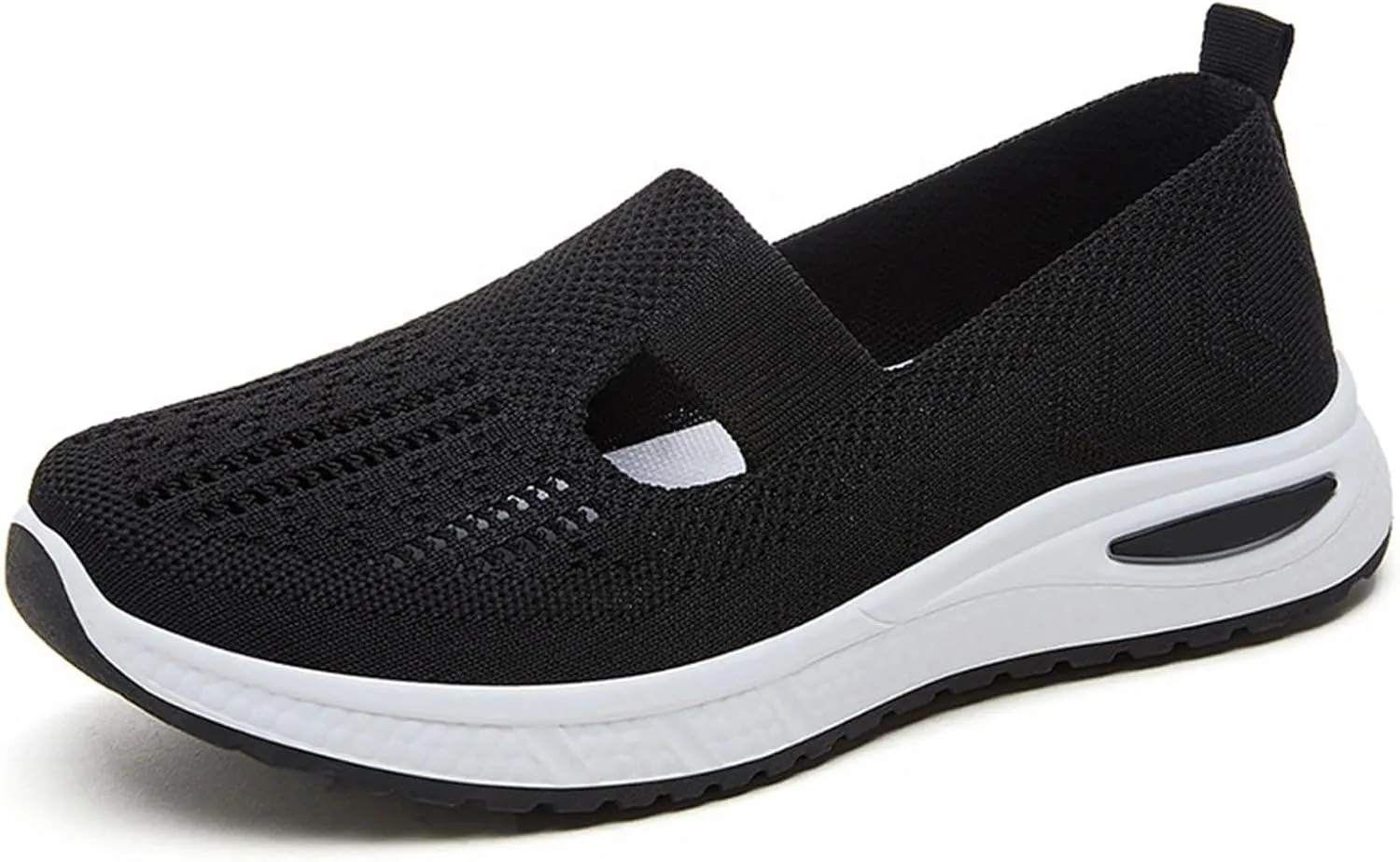 Women's Woven Orthopedic Breathable Soft Shoes Tennis Shoes Men Sports Casual Shoes Trendy High Top Sneakers Slip On Tennis Shoe Cross Trainer Shoe