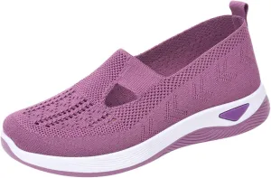 Women's Woven Orthopedic Breathable Soft Sole Non Slip Work Shoes Women Walking Men Casual Shoes Women Shoes Sneakers Black Tennis Shoe Loafers Shoe