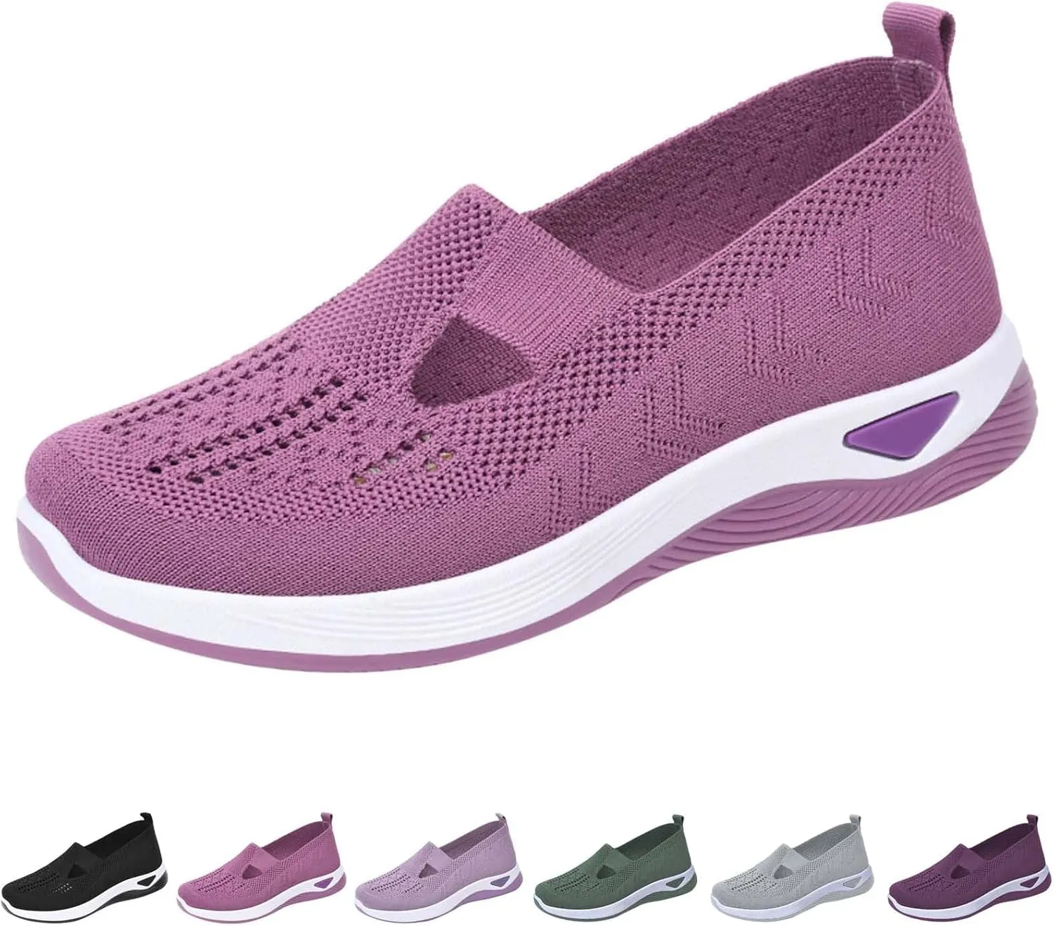 Women's Woven Orthopedic Breathable Soft Sole Non Slip Work Shoes Women Walking Men Casual Shoes Women Shoes Sneakers Black Tennis Shoe Loafers Shoe