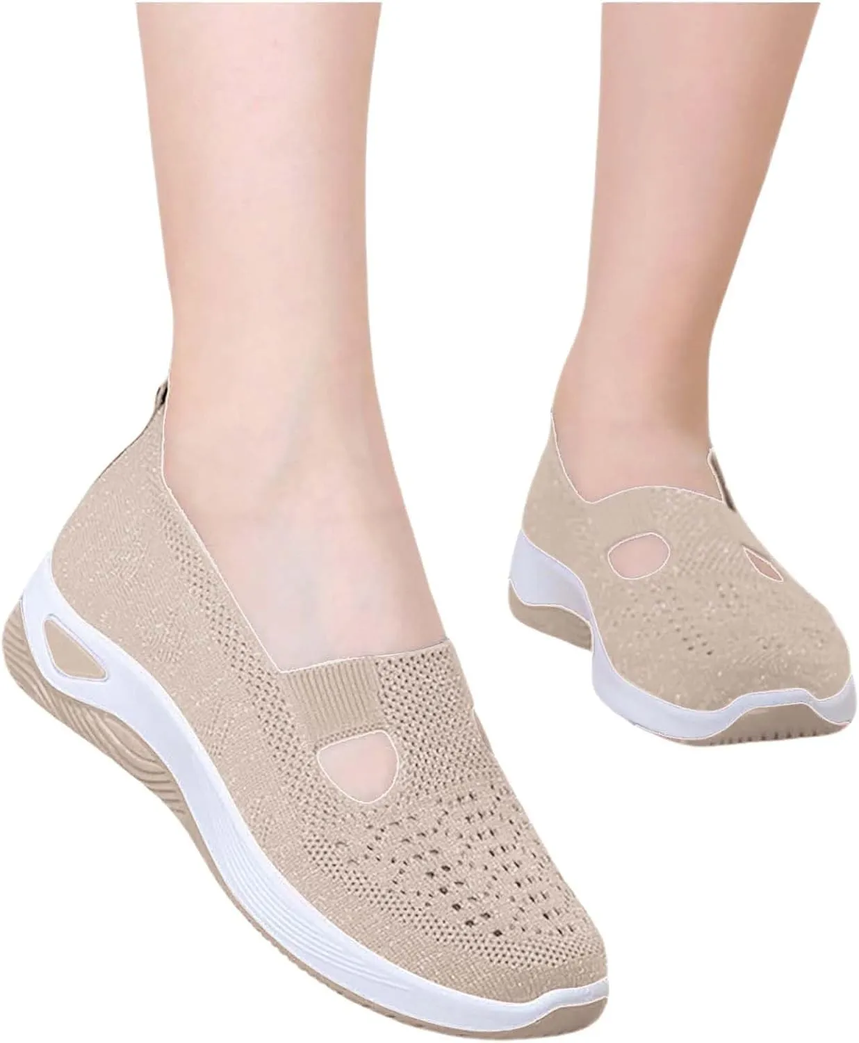 Women's Woven Orthopedic Breathable Soft Walking Mens Casual Shoes Lether Casual Dress Shoes Men's Fashion Sneakers White Tennis Shoe Cross Trainer Shoe