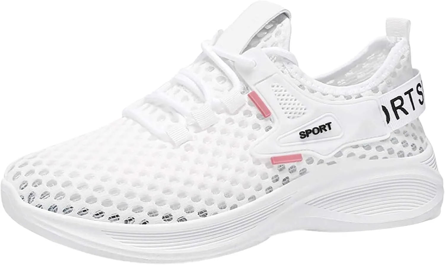 Women's Woven Orthopedic Breathable Soft Walking Non Slip Work Shoes Women Mesh Dress Casual Shoes Men Shoes Sneakers Red Tennis Shoe Cross Trainer Shoe