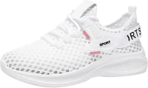 Women's Woven Orthopedic Breathable Soft Walking Non Slip Work Shoes Women Mesh Dress Casual Shoes Men Shoes Sneakers Red Tennis Shoe Cross Trainer Shoe